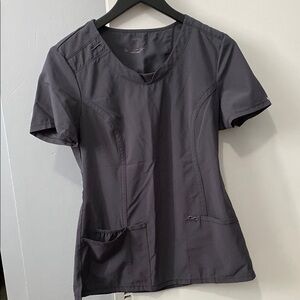 Cherokee infinity grey scrub top. Small